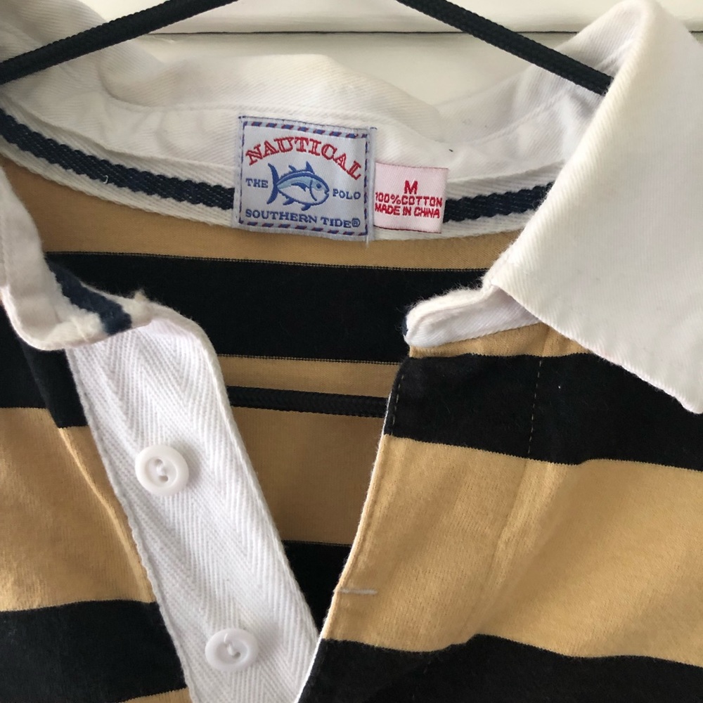Southern tide long sleeve polo size Medium